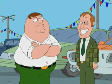 family guy peter buying car