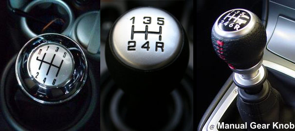 manual car and automatic car gear shifts