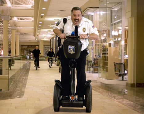 mail cop on segway