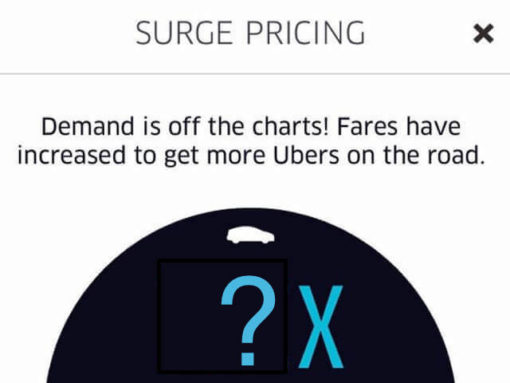 Uber Hides Its Surge Pricing Alert