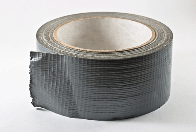 Duct tape to remove pet fur