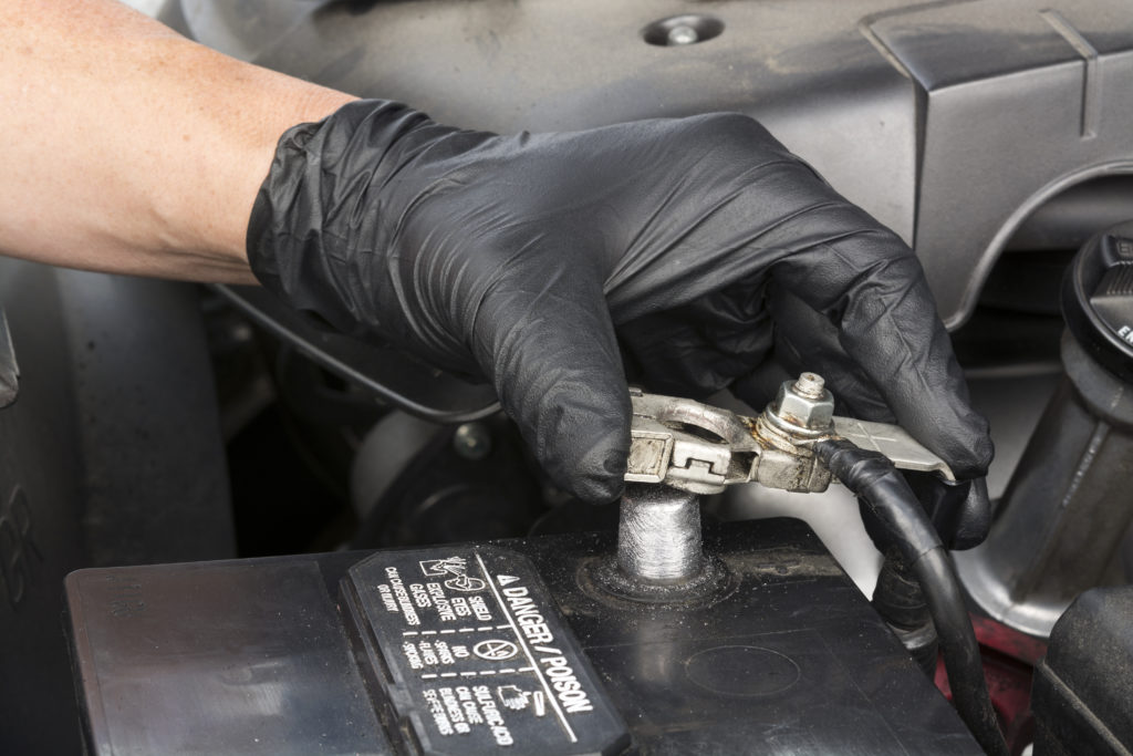 secure your car battery
