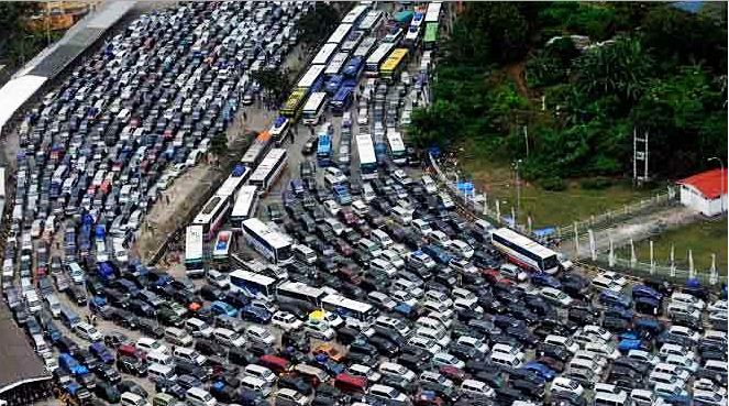 indonesia traffic jams