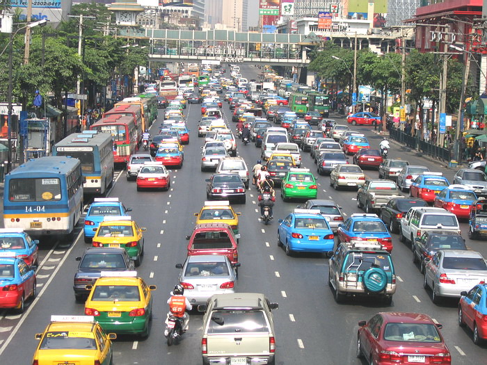 thailand traffic jams