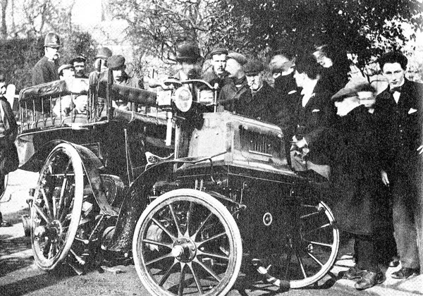 1800s car accident