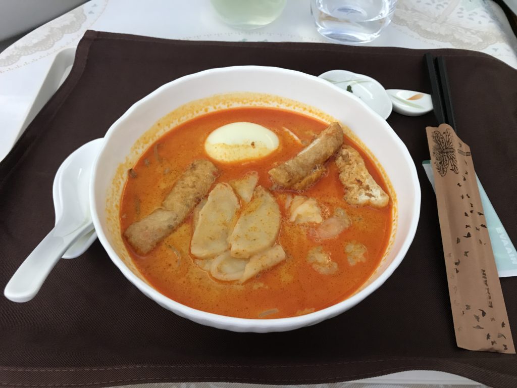 journey to Jeju - EVA AIR - plane food 3
