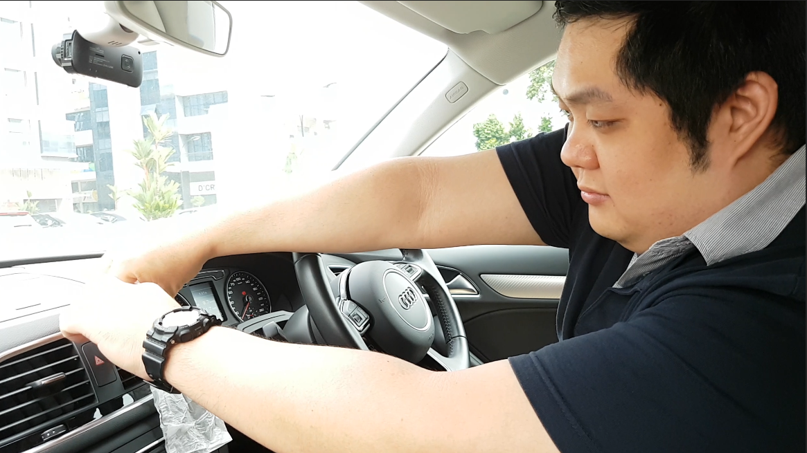 Wet tissue on aircon vent