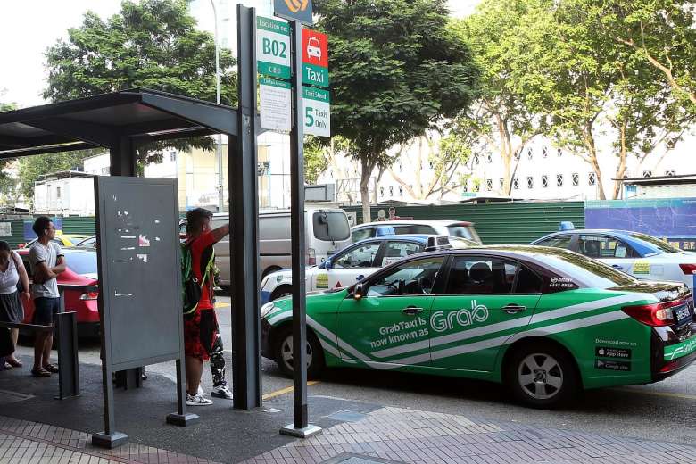 grab taxi stand