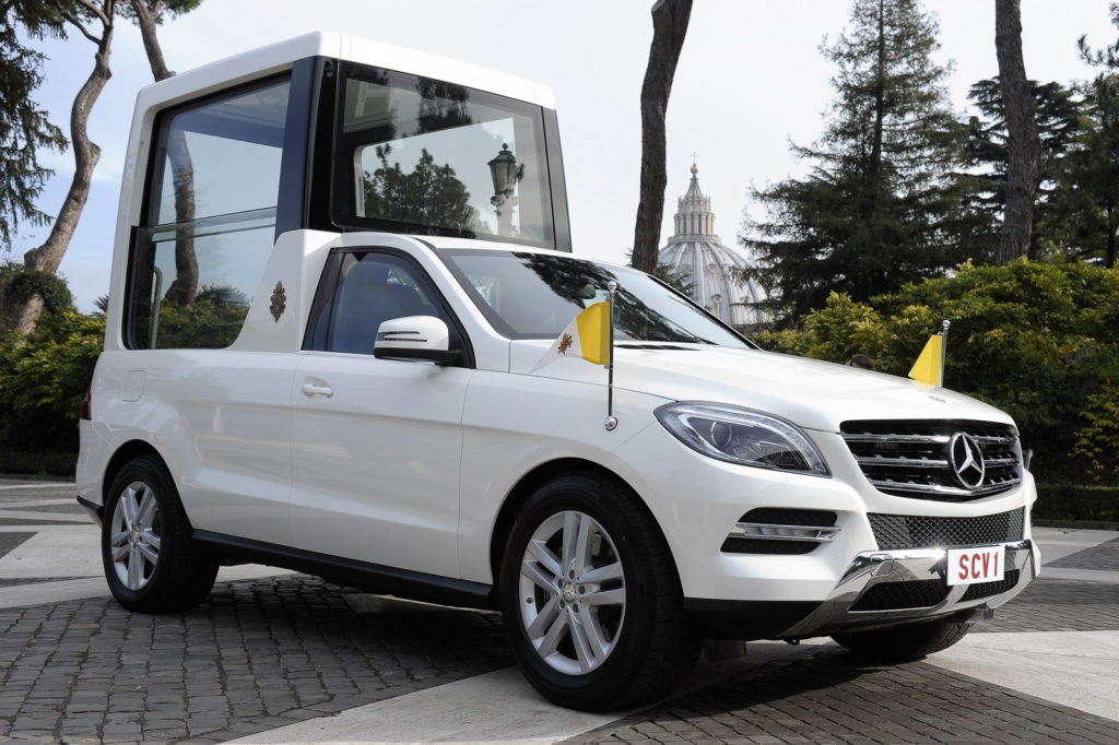 Pope's car- Mercedes-Benz M-Class