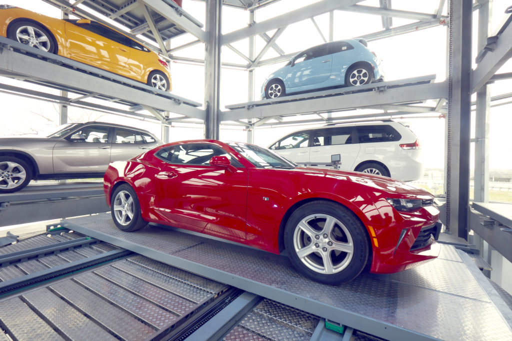 Inside a Car Vending Machine 