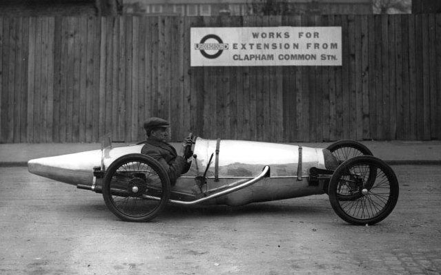 Rocket looking microcar