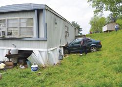Mobile Home Car Accident