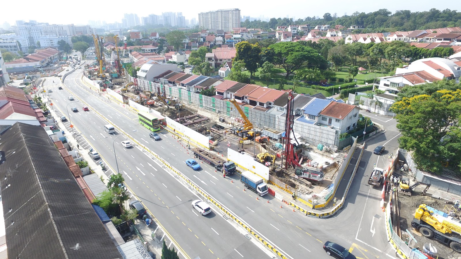 Thomson Road construction