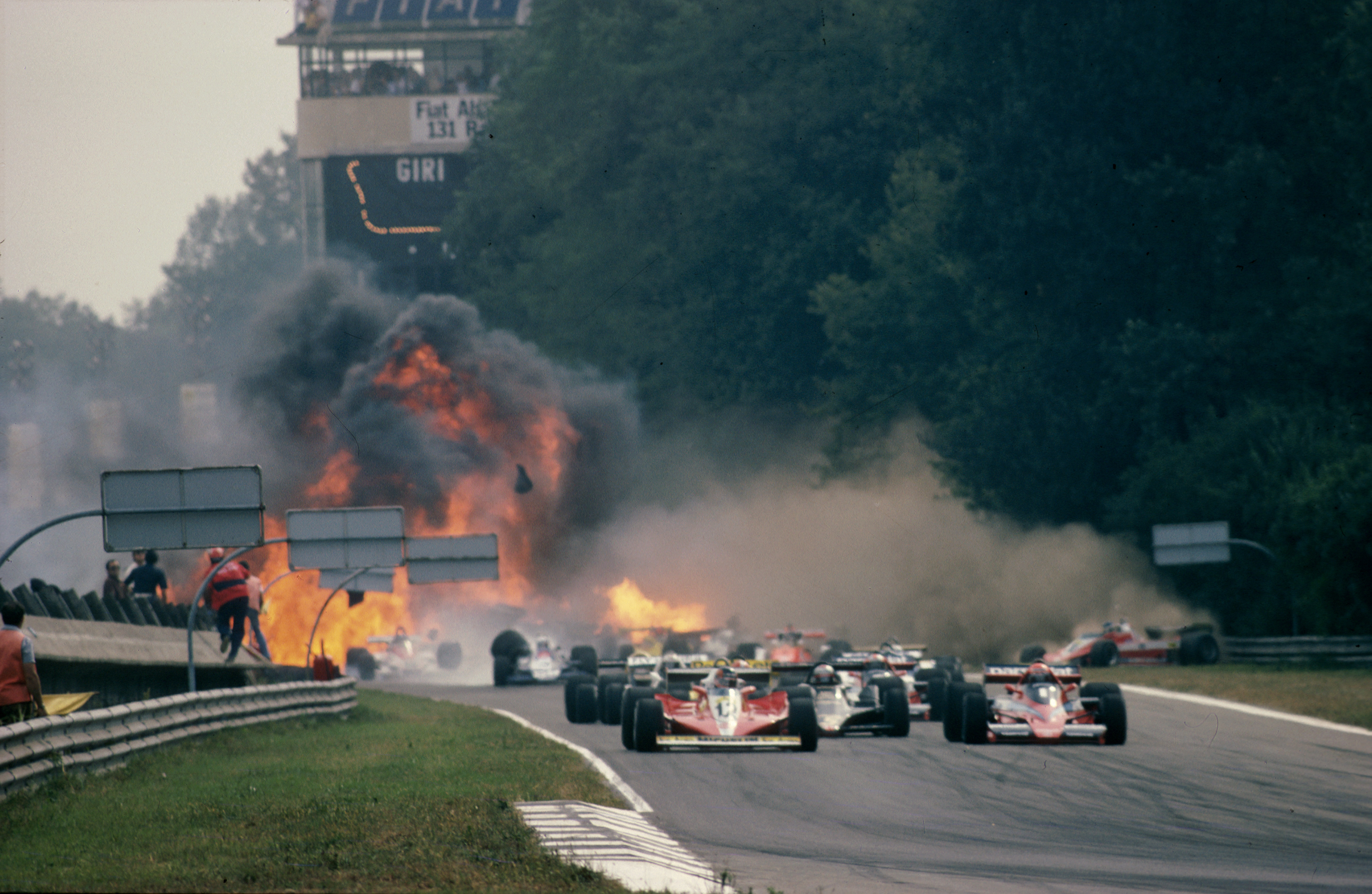 F1 Crash at the Monza Circuit, 1978