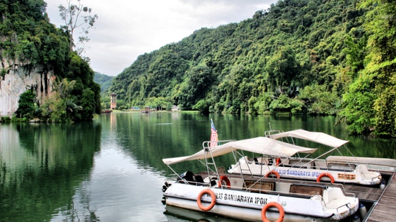 Gunung Lang in Ipoh City, Malaysia