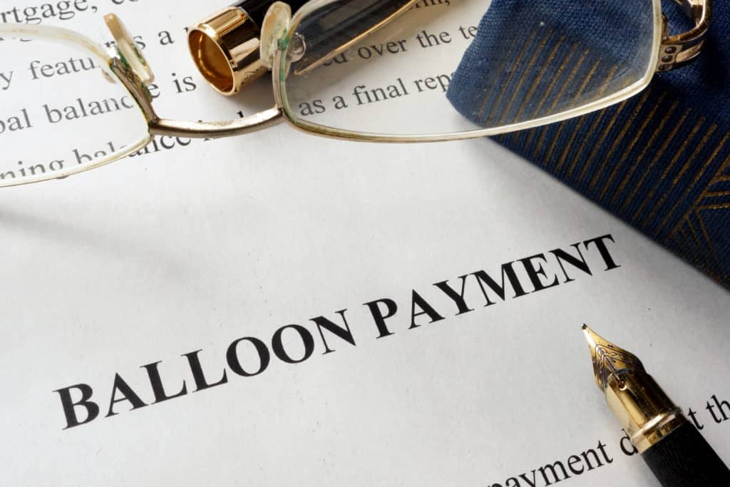 balloon scheme payment