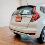 Back view of the Honda Fit Hybrid