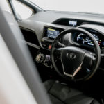 interior and dashboard of the toyota voxy hybrid
