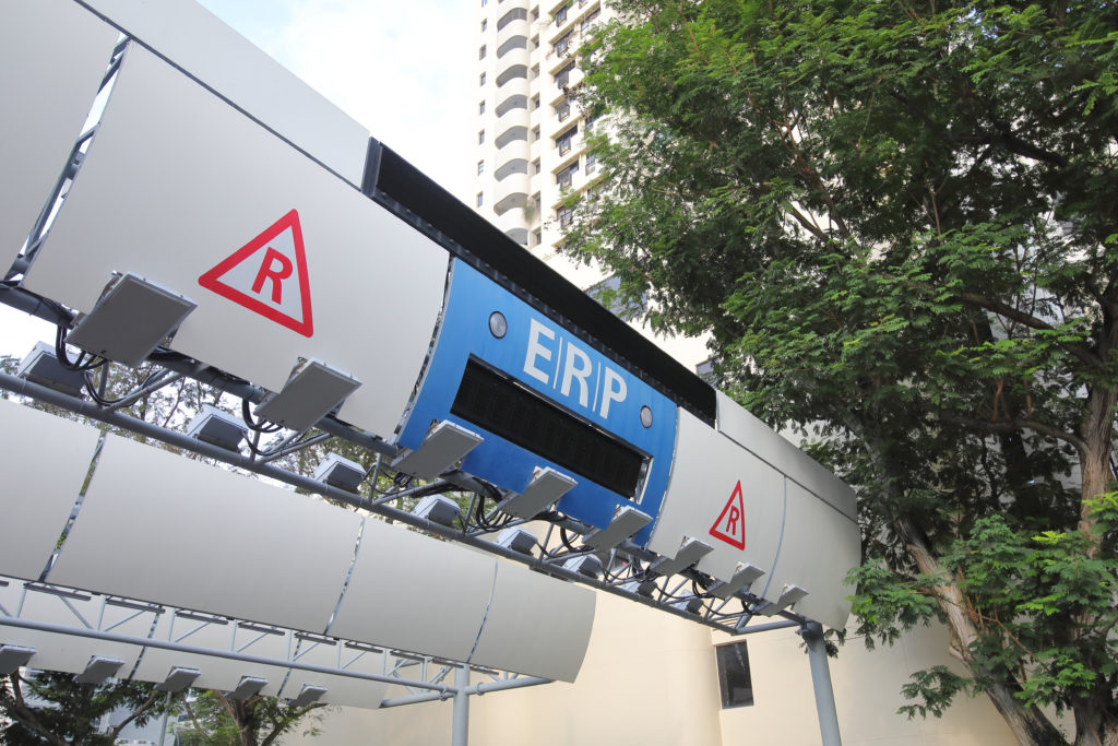 Electronic Road Pricing (ERP) Gantry in Singapore