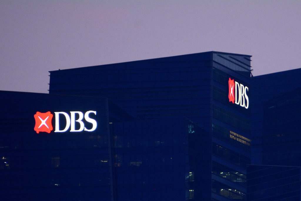 DBS in Singapore skyline