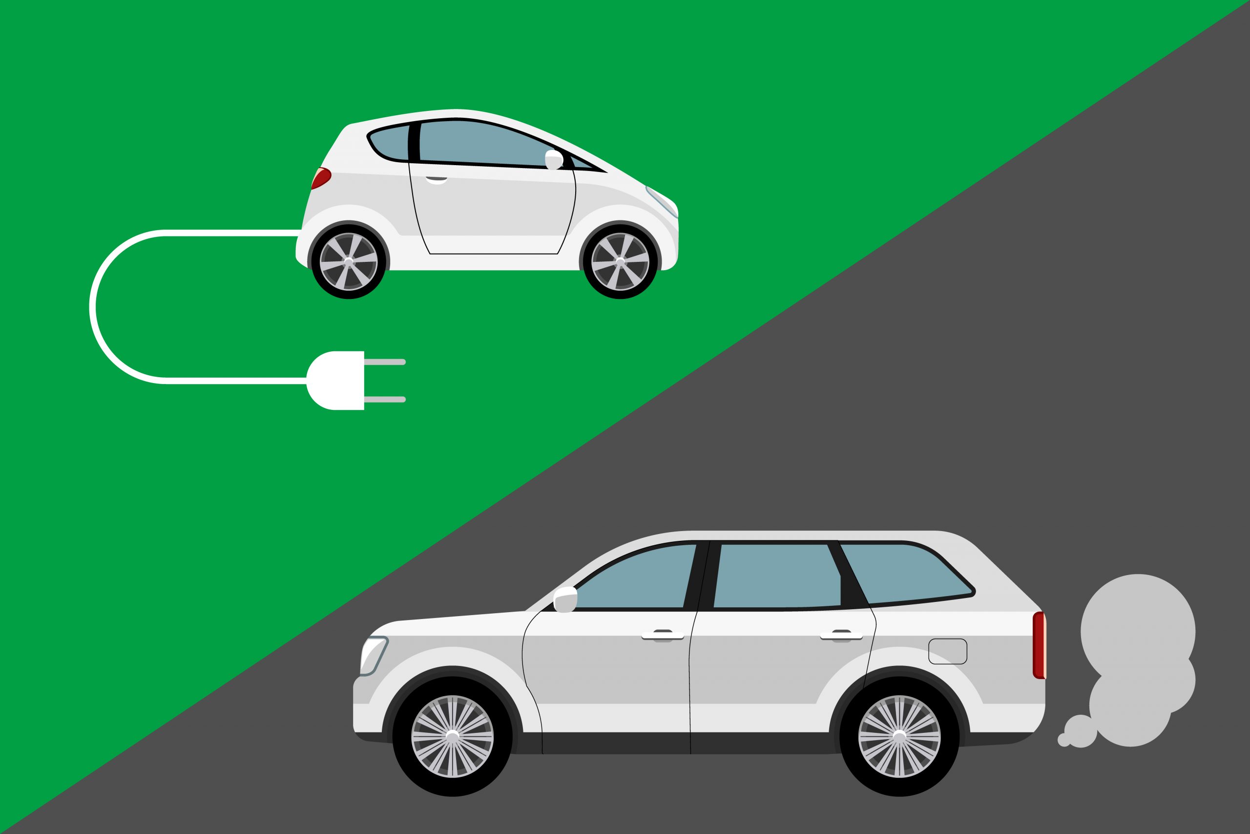 Internal combustion engine cars vs electric vehicles