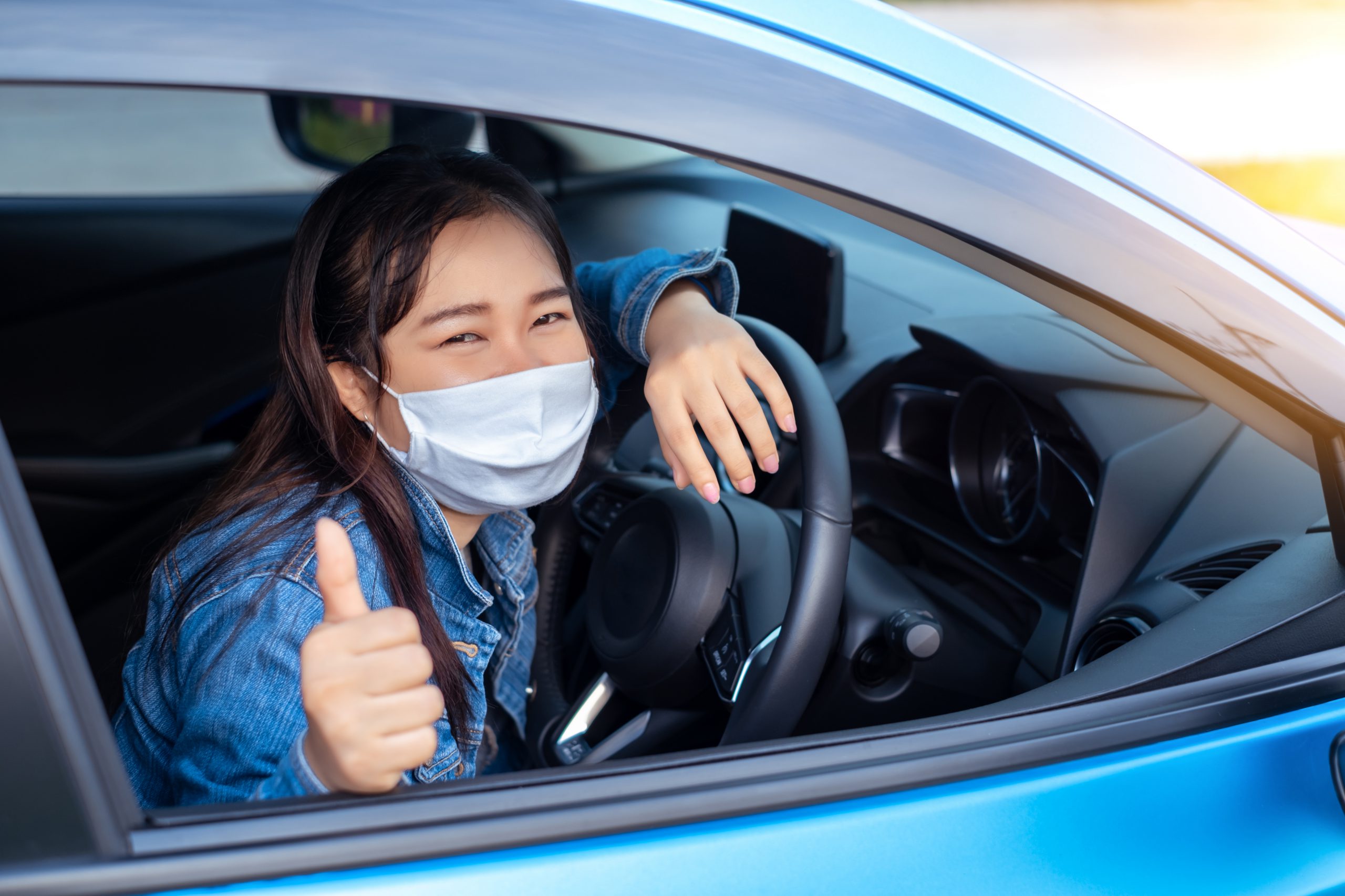 wear mask while driving