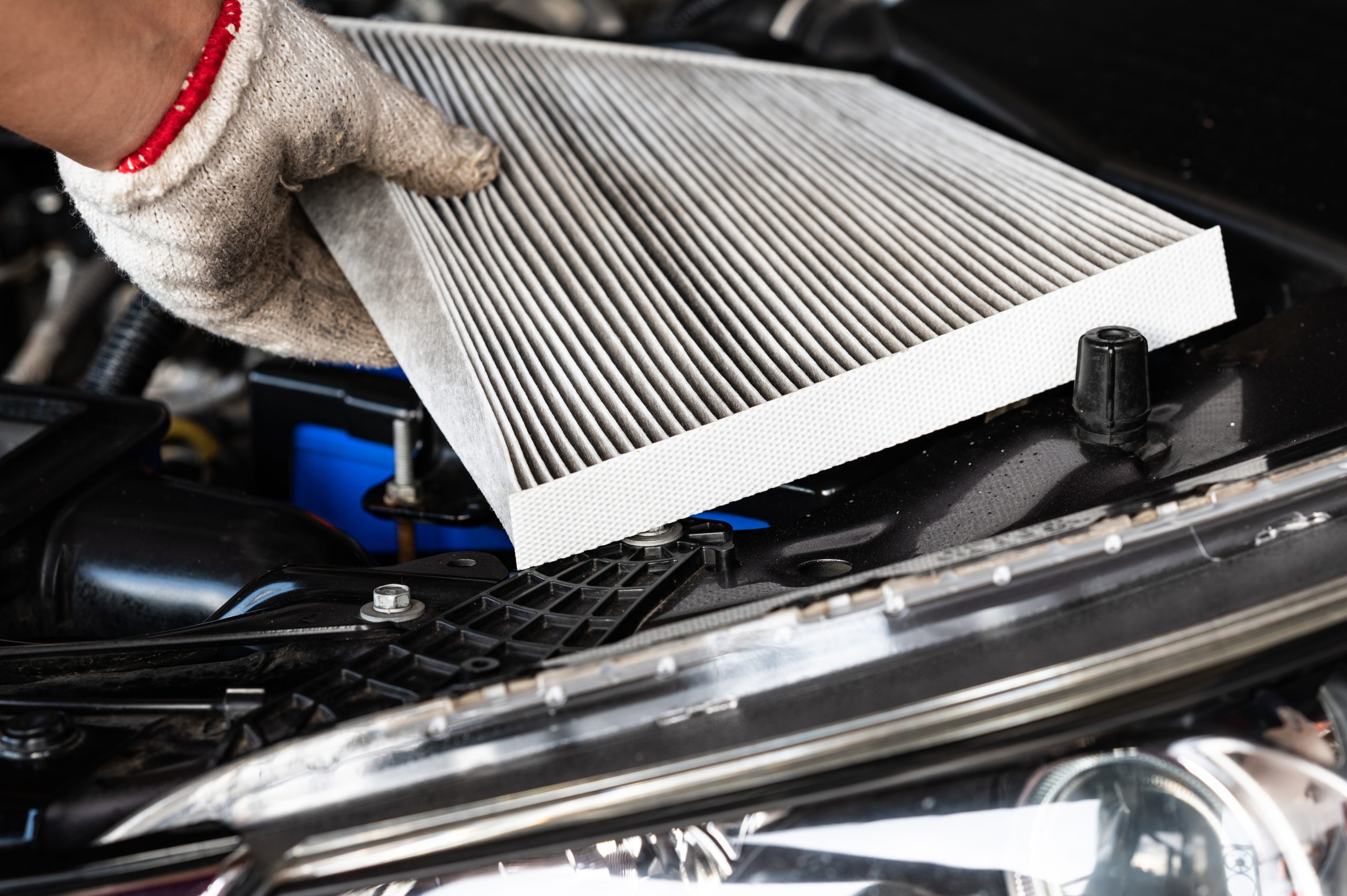 change air filter to save money on car maintenance