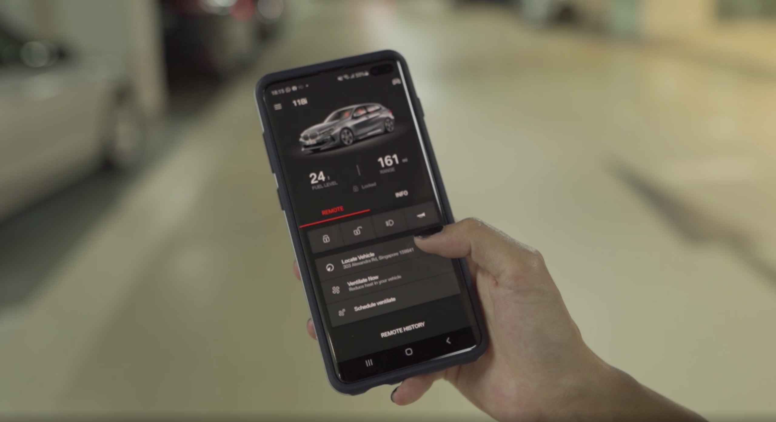 BMW connected App