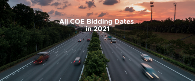 All COE Bidding dates 2021