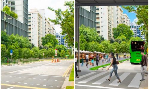 Going Car-Lite: Pedestrianisation at Kampung Admiralty Starts in February 2021
