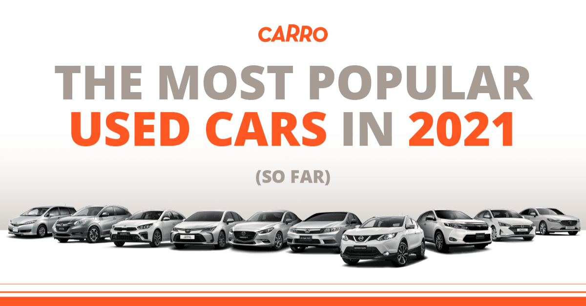 The Most Popular Used Cars in 2021 (So Far) | CARRO's Top Picks