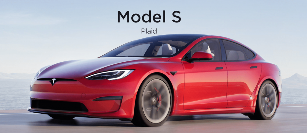 Red Tesla Model S