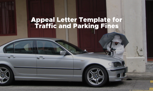 Sample Appeal Letter for Traffic Fines and Parking Offences in Singapore