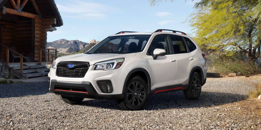 Subaru Forester Parked Outdoors