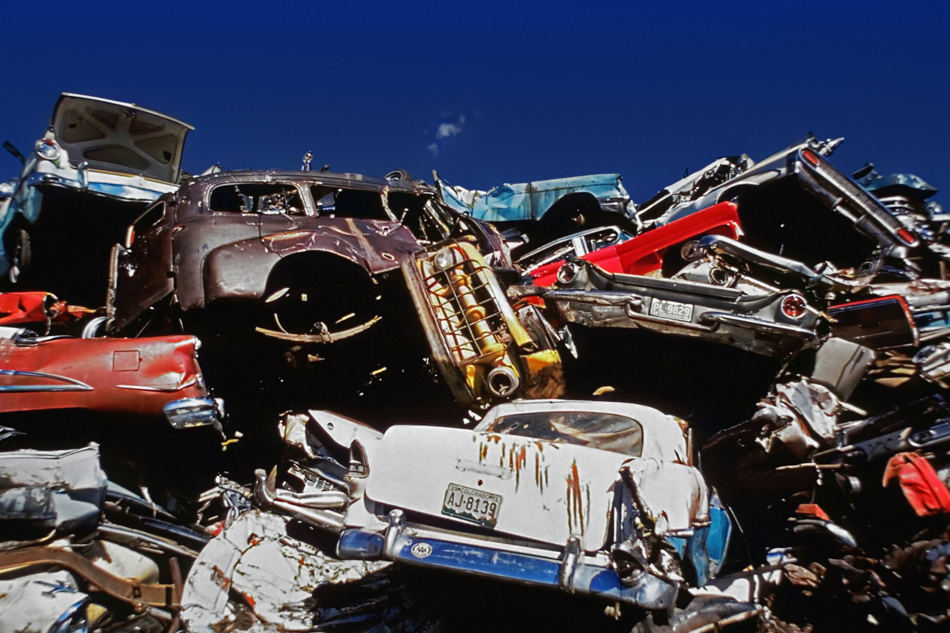 What happens to a scrapped car?