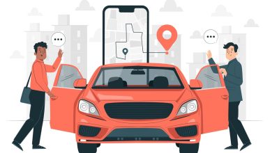 Car Rent or Own illustration