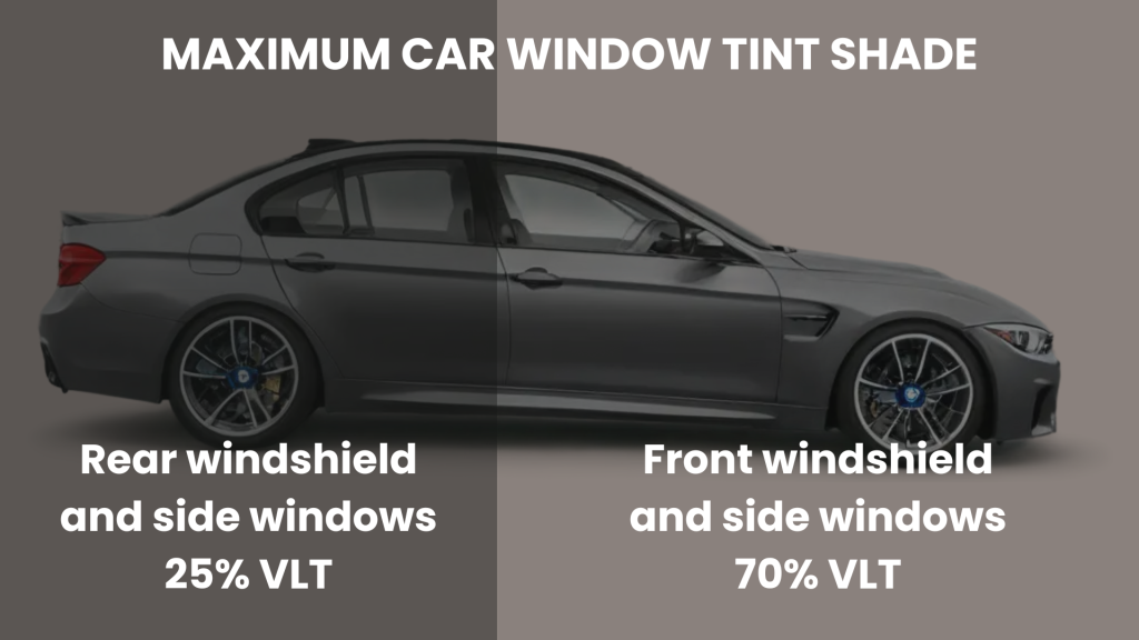 Maximum car tint shade regulations Singapore